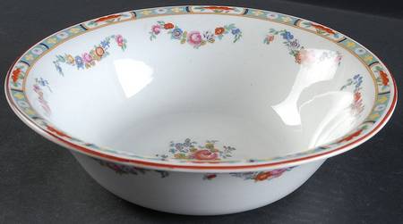 Richmond (White Background) 9" Round Vegetable Bowl