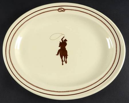 Rodeo 12" Oval Serving Platter