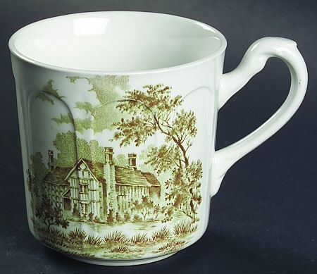 Romantic England Green Mug