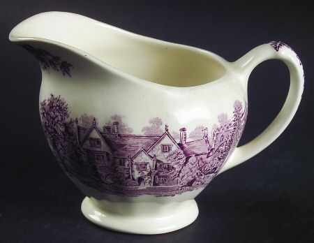 Romantic England Purple Creamer