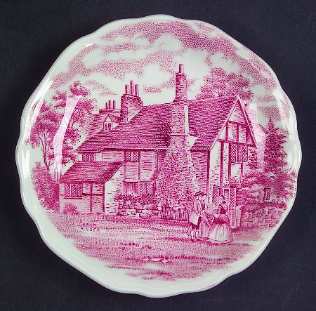 Romantic England Red (Shield-No Dishwash Marking) Coaster