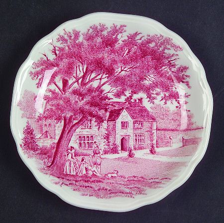 Romantic England Red (Shield-No Dishwash Marking) Coaster