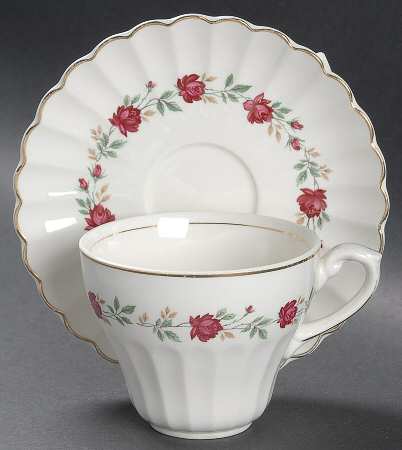 Rose Marie Flat Cup & Saucer Set
