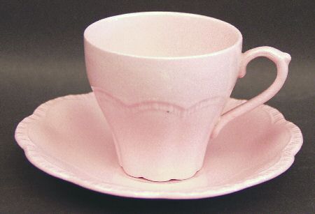 Rosa Flat Demitasse Cup & Saucer Set
