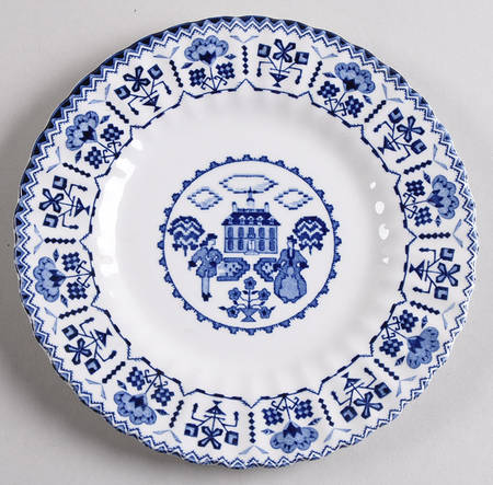 Sampler Blue Dessert/Pie Plate