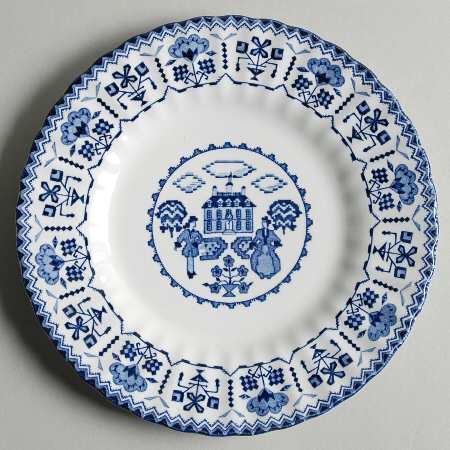 Sampler Blue Bread & Butter Plate
