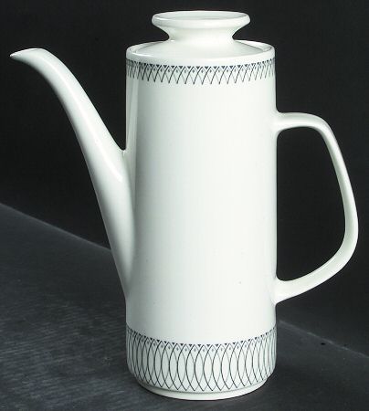 Scraffito Coffee Pot & Lid