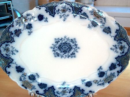 Sevres (Multicolor) 17" Oval Serving Platter