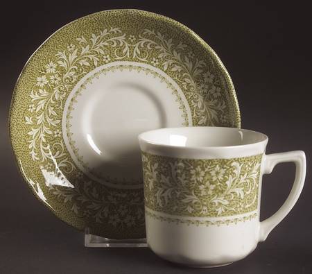 Sherwood Flat Cup & Saucer Set
