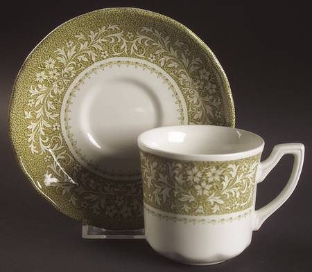 Sherwood Flat Cup & Saucer Set