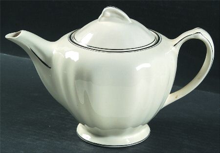 Silver Baroque Teapot & Lid