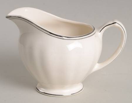 Silver Baroque Creamer