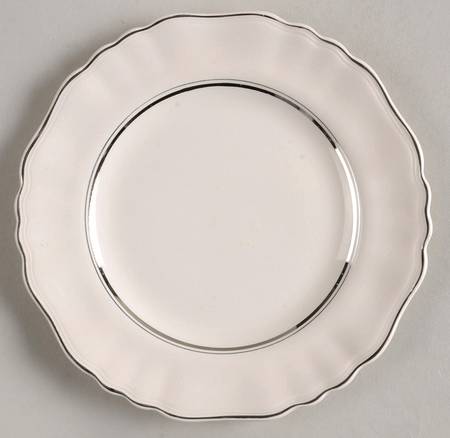 Silver Baroque Bread & Butter Plate