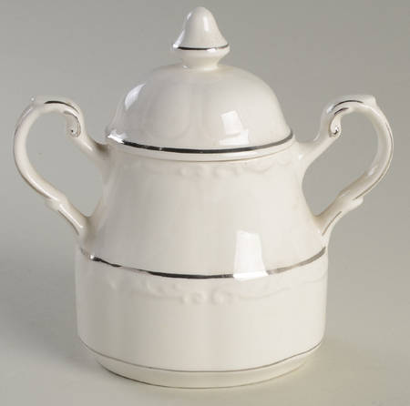 Silver Baroque Sugar Bowl & Lid