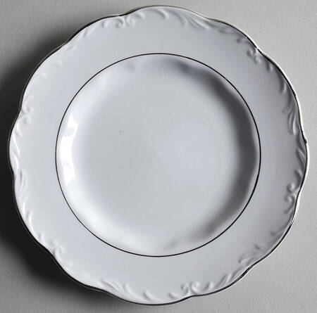 Silver Baroque Bread & Butter Plate