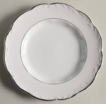 Silver Baroque Dessert/Pie Plate