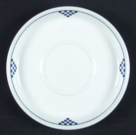Silhouettes Chequers Saucer