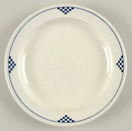 Silhouettes Chequers Dessert/Pie Plate