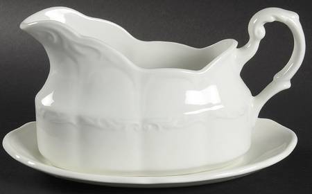 Sterling Colonial Gravy Boat & Underplate