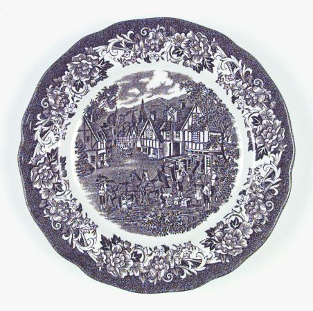 Stratford Stage Brown Dessert/Pie Plate
