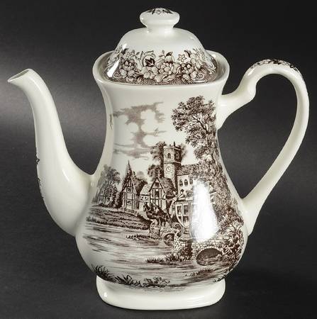 Stratford Stage Brown Coffee Pot & Lid