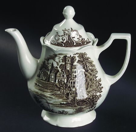 Stratford Stage Brown Teapot & Lid