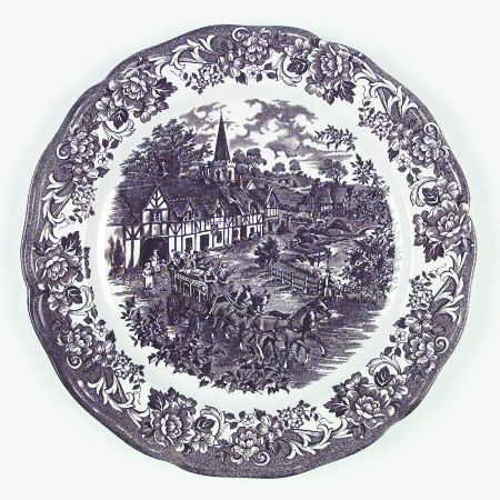 Stratford Stage Brown Dinner Plate