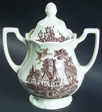 Stratford Stage Brown Sugar Bowl & Lid