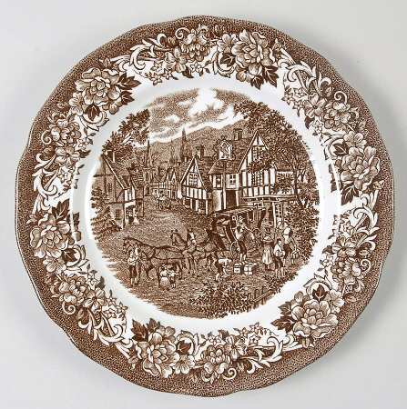 Stratford Stage Brown Bread & Butter Plate