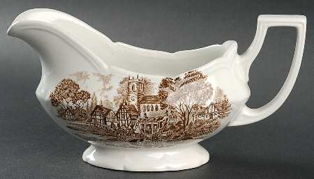 Stratford Stage Brown Gravy Boat