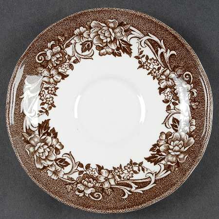 Stratford Stage Brown Saucer for Flat Cup