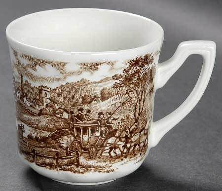 Stratford Stage Brown Flat Cup