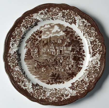 Stratford Stage Brown Salad Plate