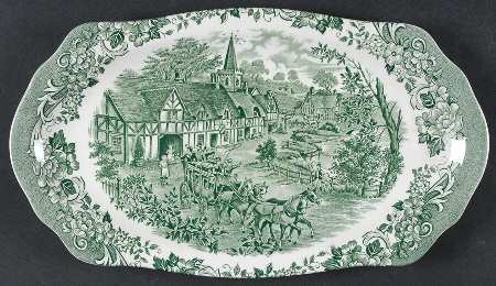 Stratford Stage Green Bread Tray