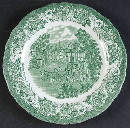 Stratford Stage Green Salad Plate