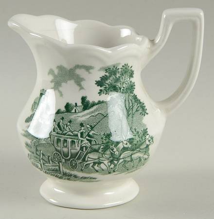 Stratford Stage Green Mini Creamer