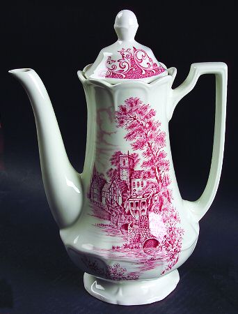 Stratford Stage Pink Coffee Pot & Lid
