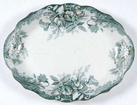 Sweet Pea 14" Oval Serving Platter