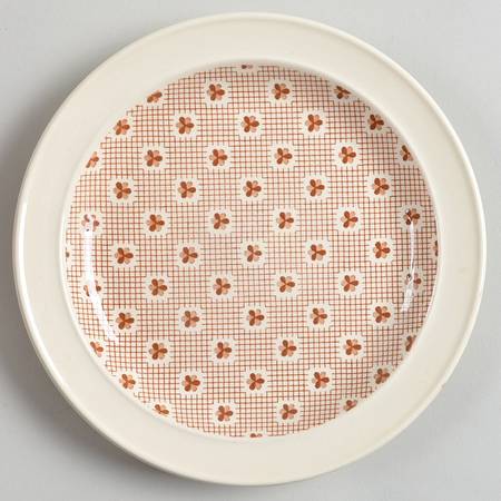 Tapestry Brown Dessert/Pie Plate