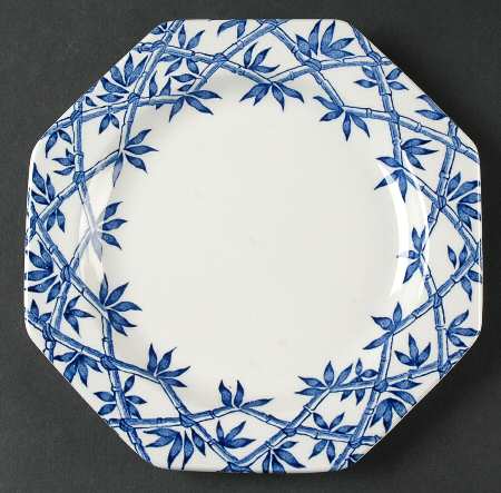 Trellis Blue Dessert/Pie Plate