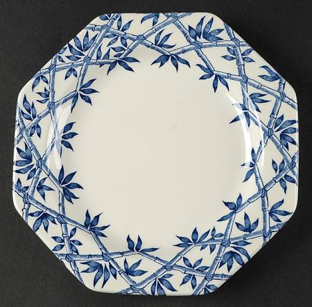 Trellis Blue Bread & Butter Plate