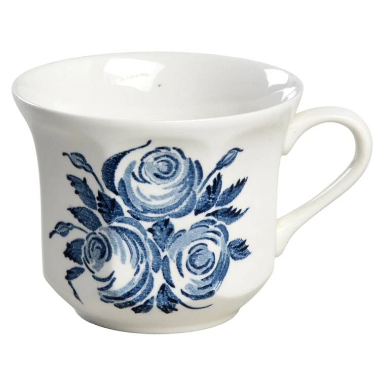 Trio Blue Flat Cup