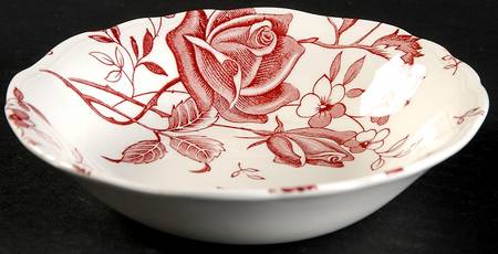Tudor Roses Multicolor Fruit/Dessert (Sauce) Bowl