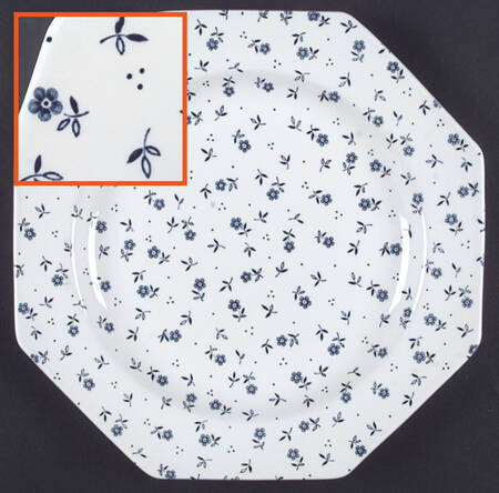 Vanity Fair Blue Dinner Plate