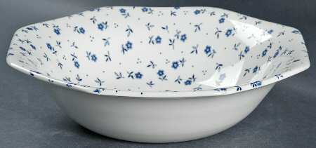 Vanity Fair Blue 8" Round Vegetable Bowl