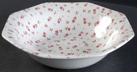 Vanity Fair Pink 8" Round Vegetable Bowl