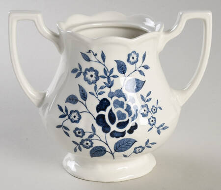 Victoria Blue Sugar Bowl No Lid