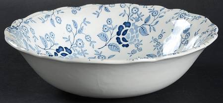 Victoria Blue 8" Round Vegetable Bowl