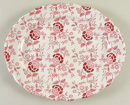 Victoria Red 11" Oval Serving Platter