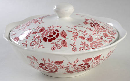 Victoria Red Round Covered Vegetable